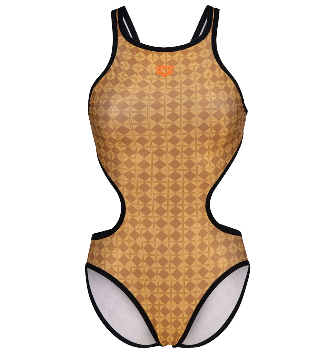 Arena Women's 50th Anniversary Gold Tech One Back One Piece Swimsuit - Image 8