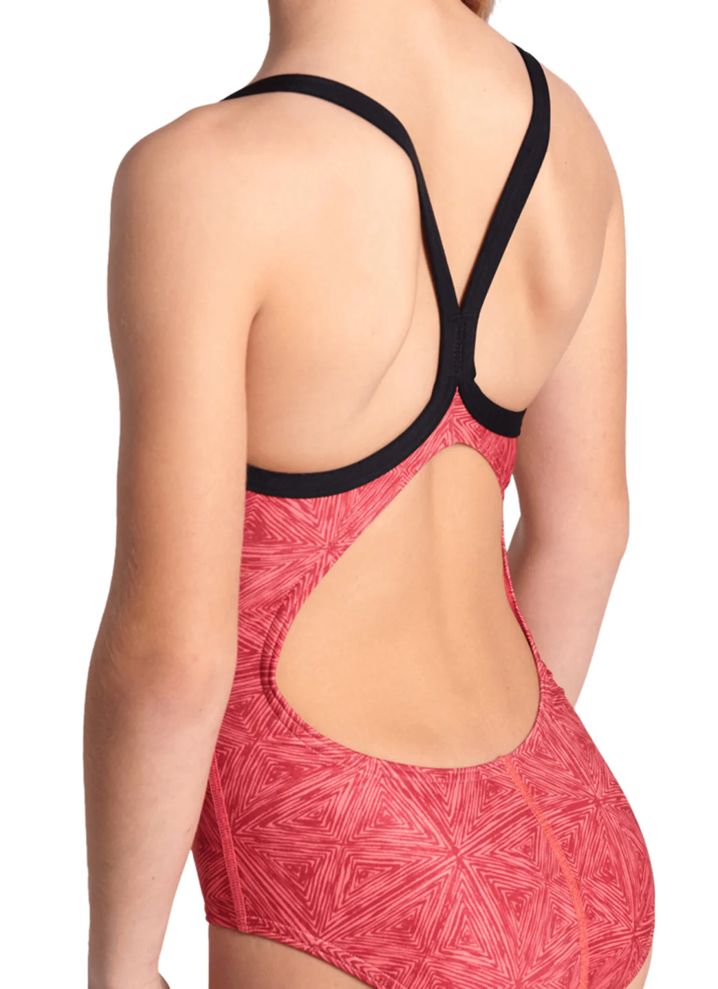 Arena Women's Abstract Tiles Lightdrop Back One Piece Swimsuit - Image 51