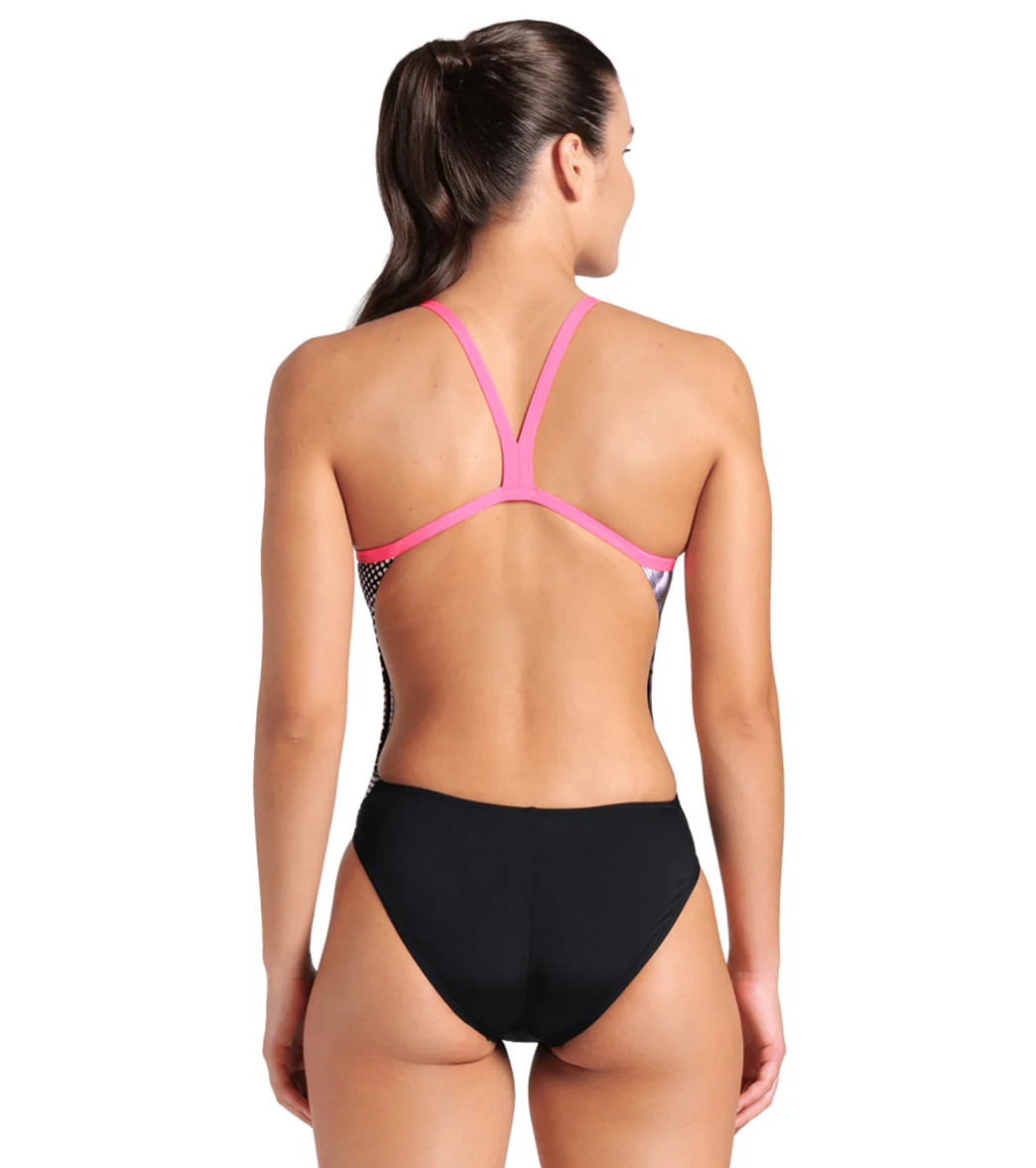 Arena Women's Airbrush Challenge Back One Piece Swimsuit - Image 3