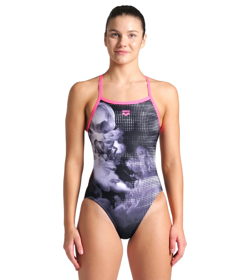 Arena Women's Airbrush Challenge Back One Piece Swimsuit - Image 7