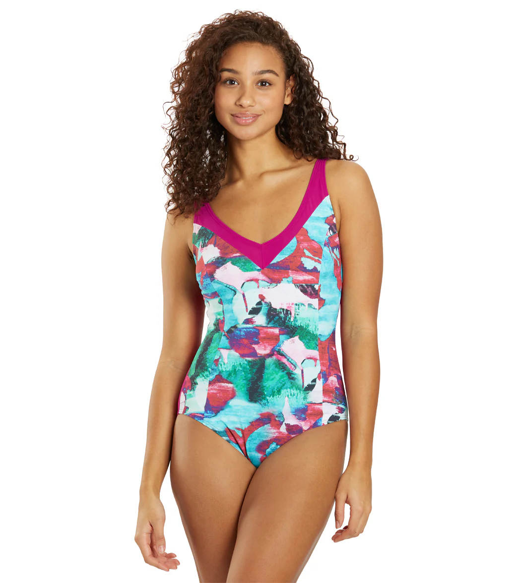Arena Women's Bodylift Stefania Wing Back One Piece Swimsuit - Image 10