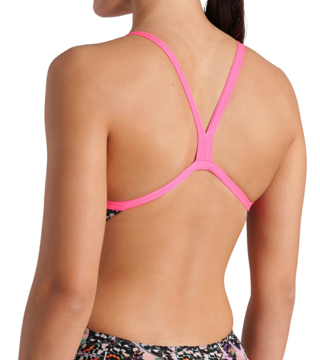 Arena Women's Butterflies Challenge Back One Piece Swimsuit - Image 5