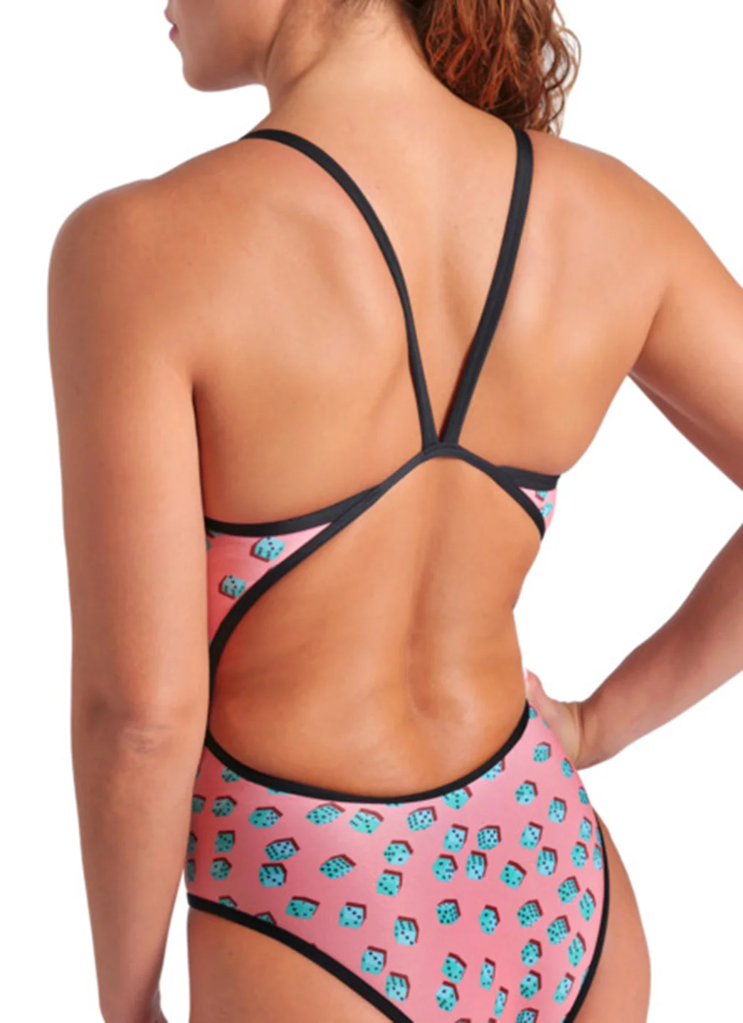 Arena Women's Dices Super Fly Back One Piece Swimsuit - Image 7