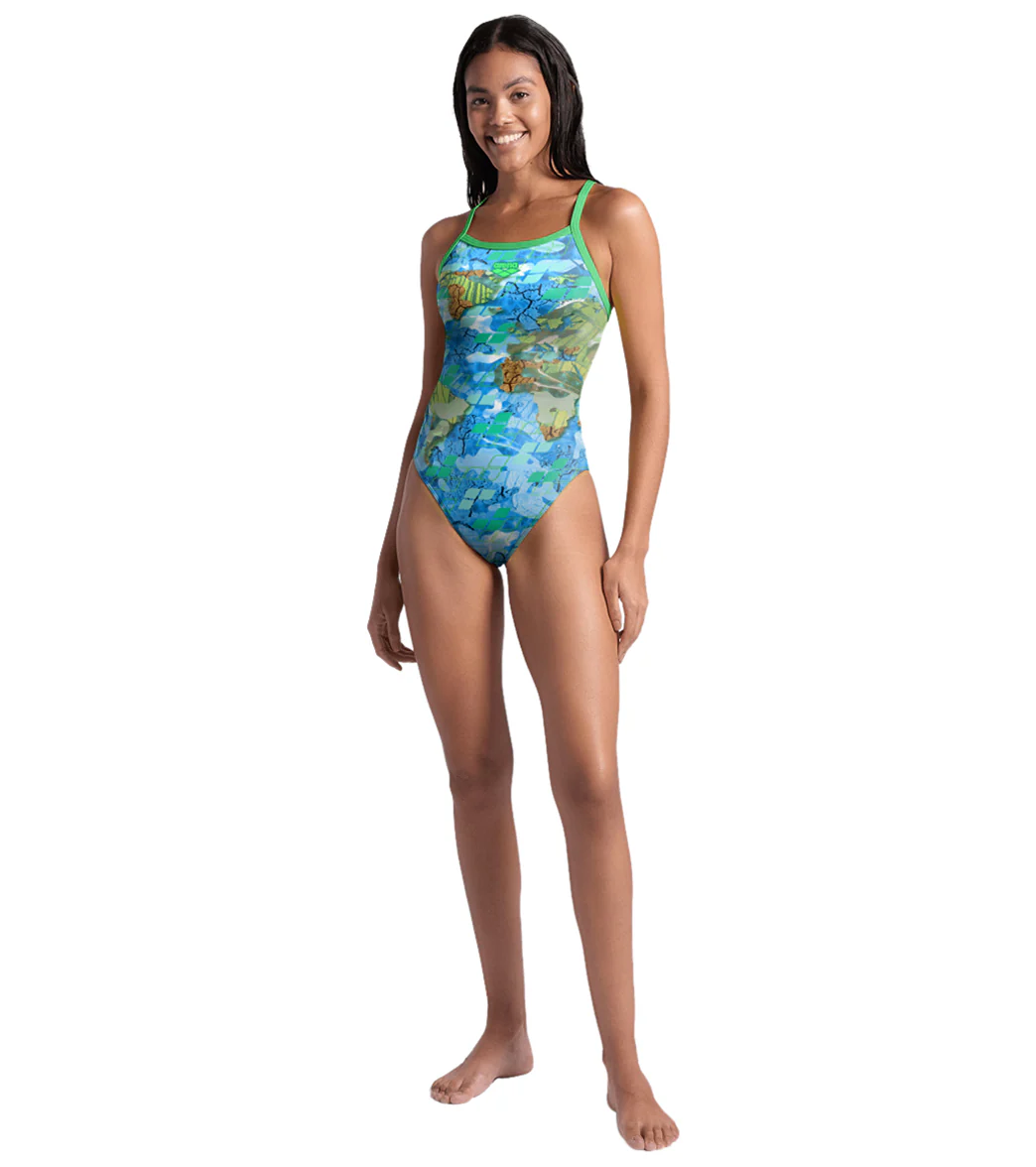Arena Women's Earth Day Challenge Back One Piece Swimsuit - Image 3