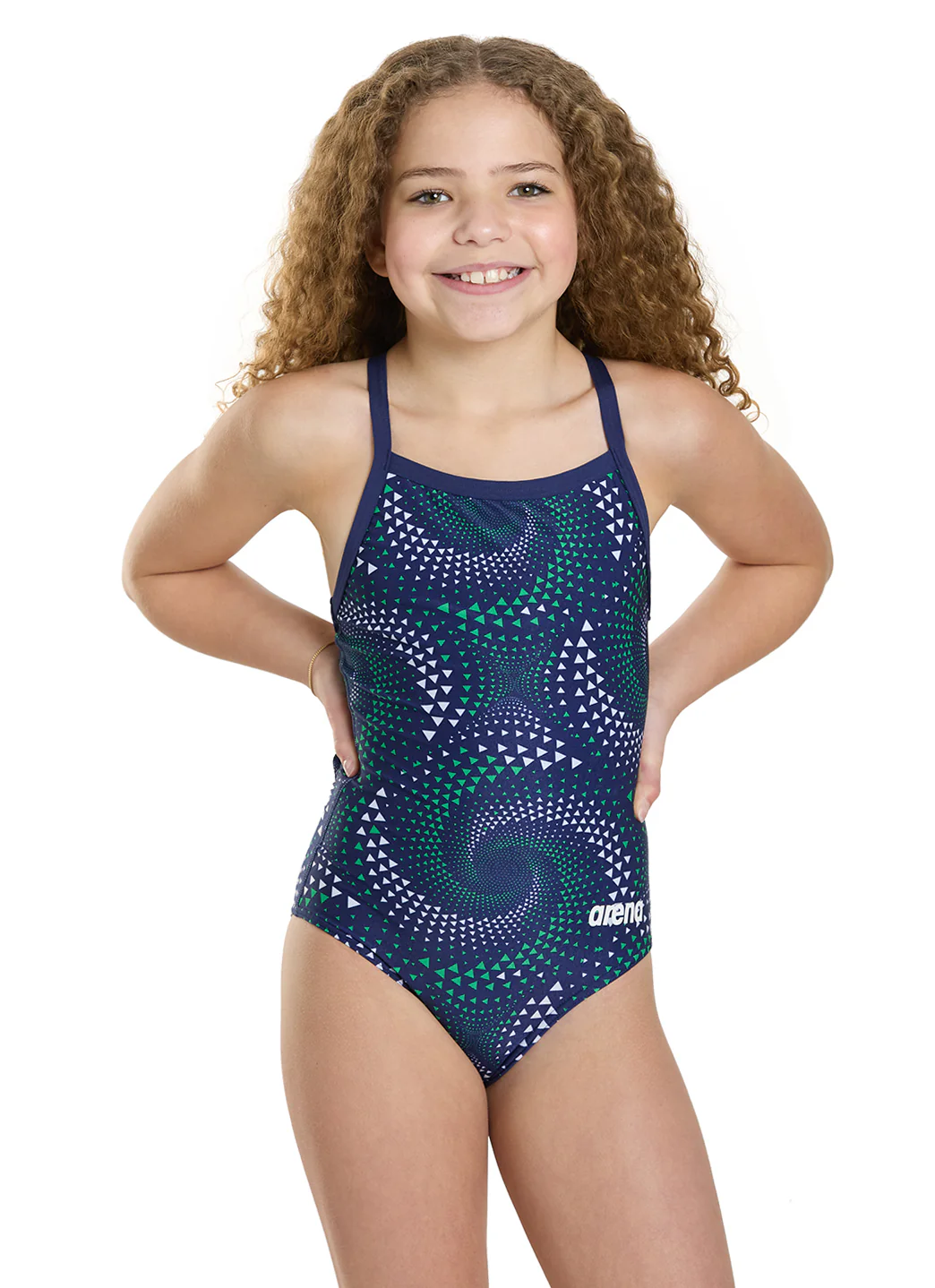 Arena Women's Fireflow Lightdrop Back One Piece Swimsuit - Image 8