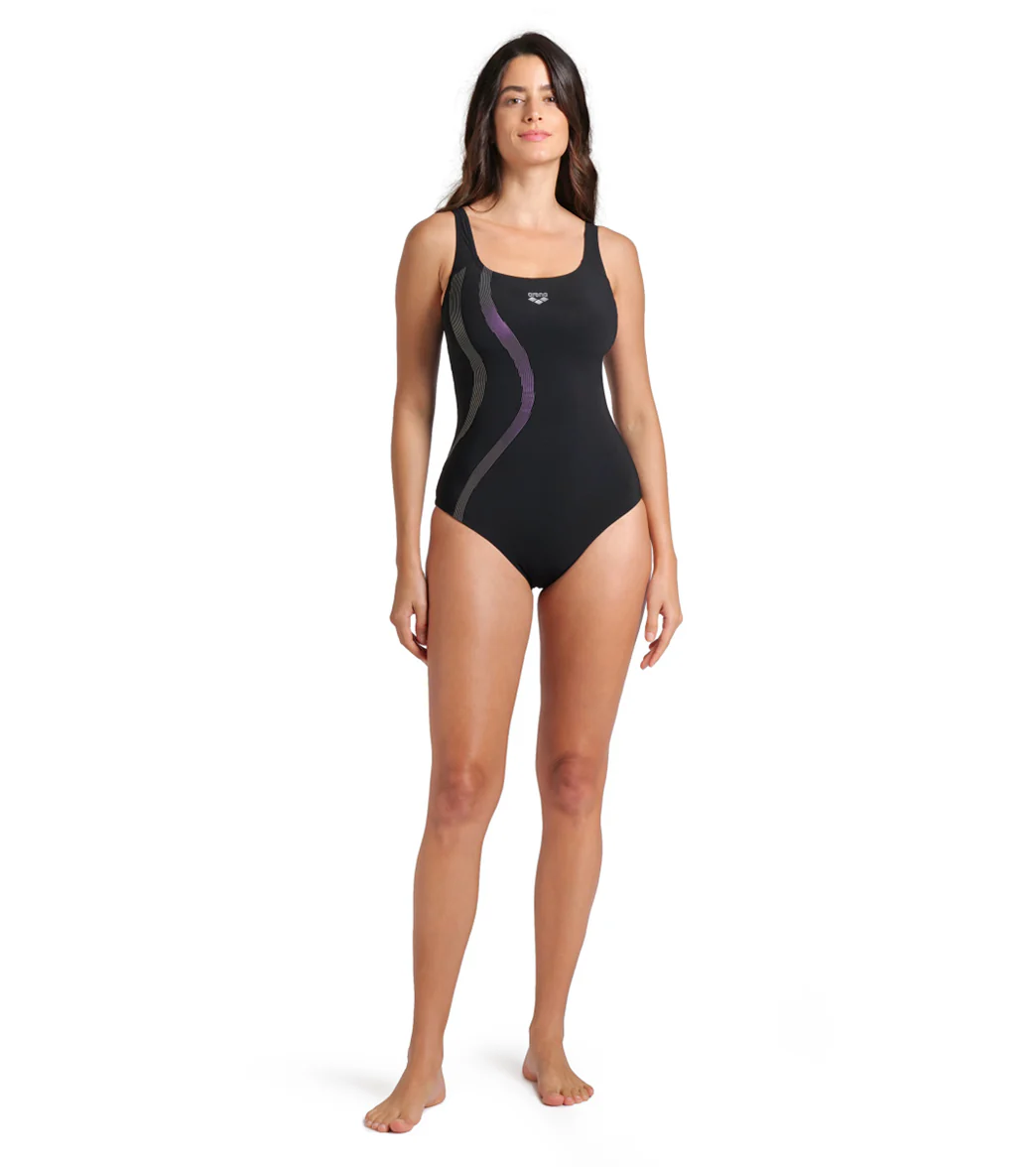 Arena Women's Ginevra Shapewear Wing Back One Piece Swimsuit - Image 10