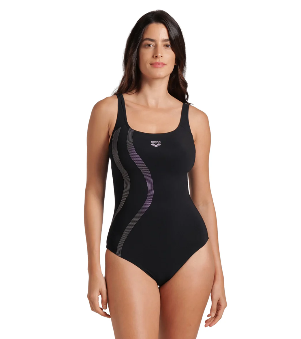 Arena Women's Ginevra Shapewear Wing Back One Piece Swimsuit - Image 14