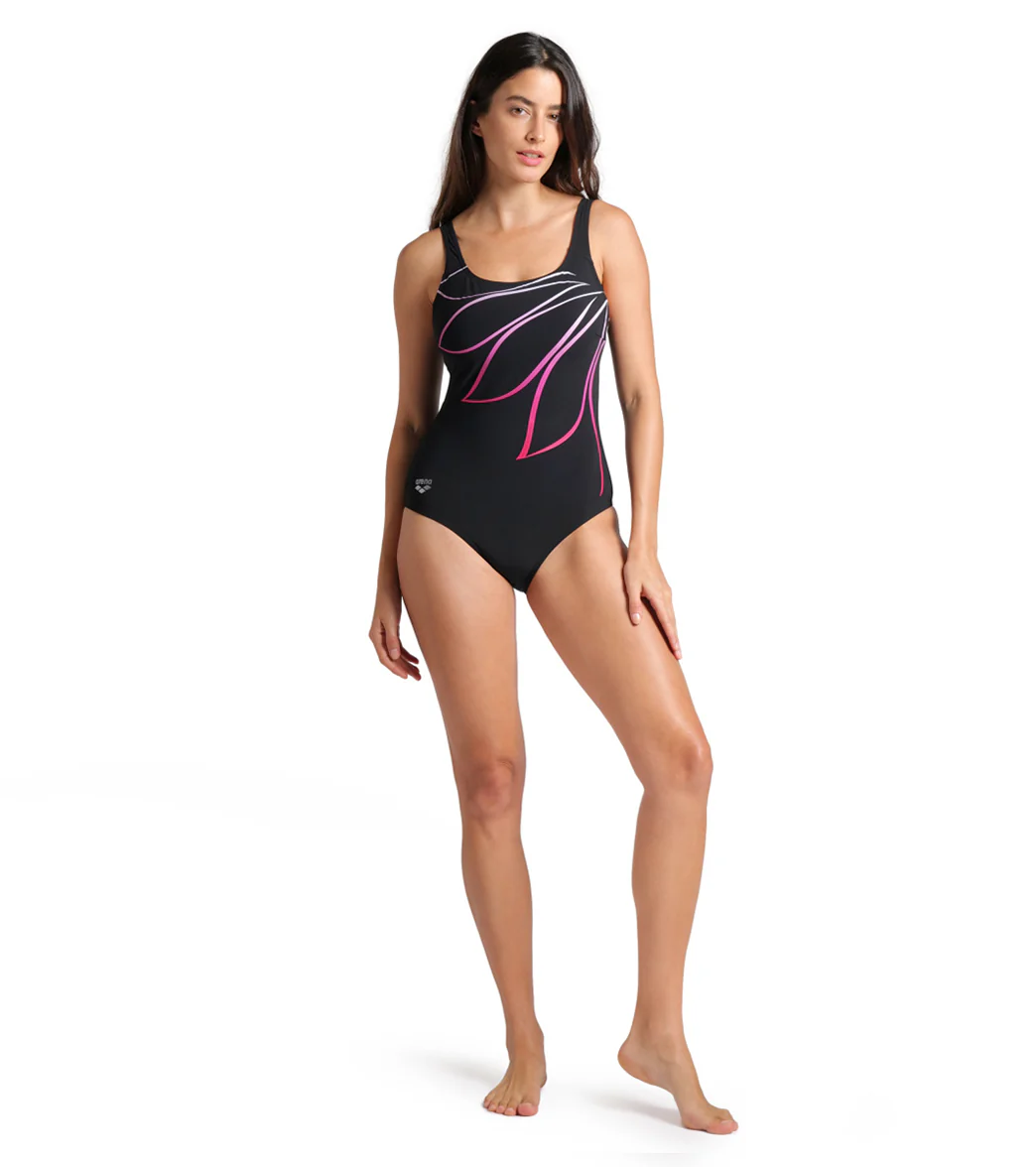 Arena Women's Giorgia Squared Back One Piece Swimsuit - Image 10