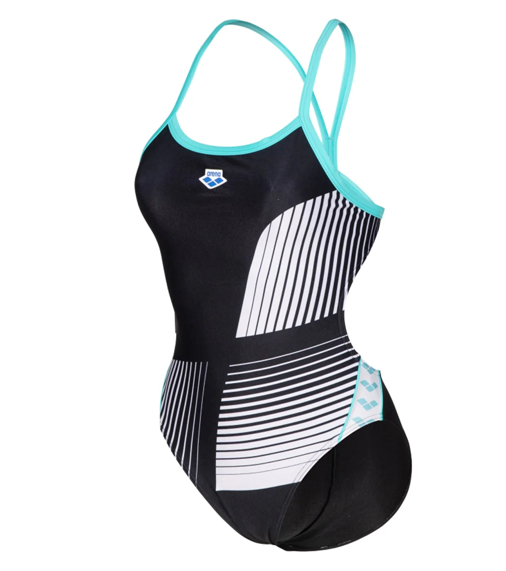 Arena Womens' Icons Challenge Back Logo One Piece Swimsuit - Image 7
