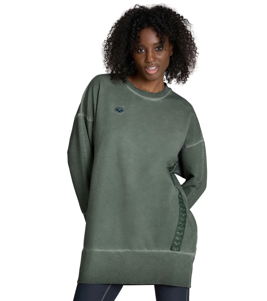 Arena Women's Icons Oversize Crewneck Sweater - Image 6
