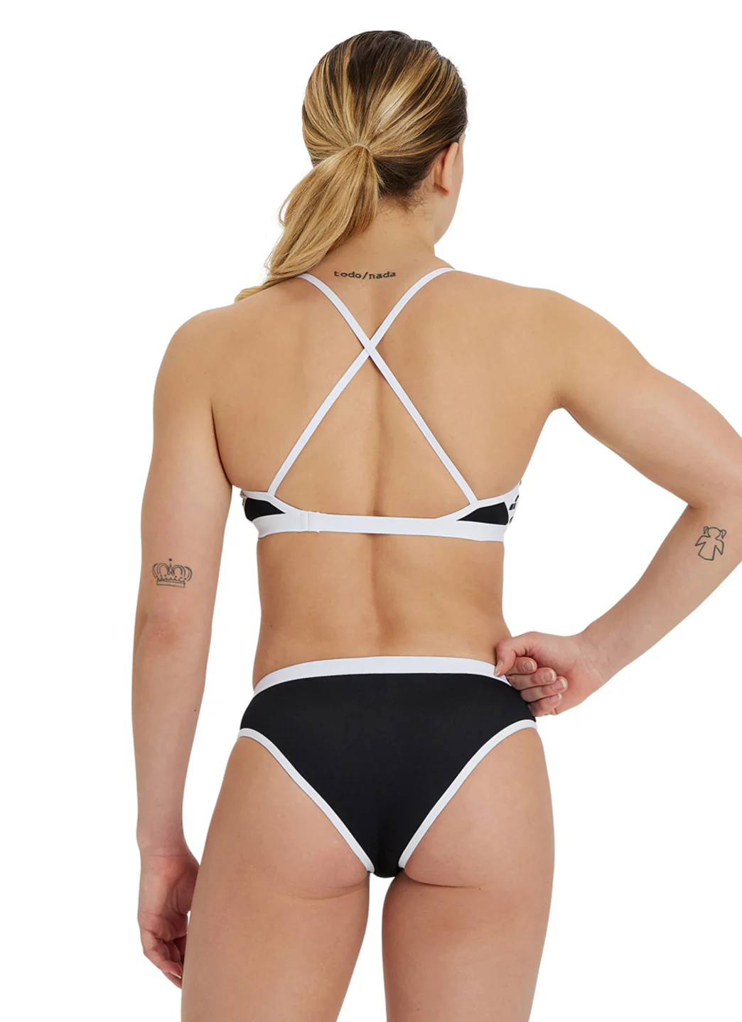 Arena Women's Icons Solid Cross Back Bikini Set - Image 33