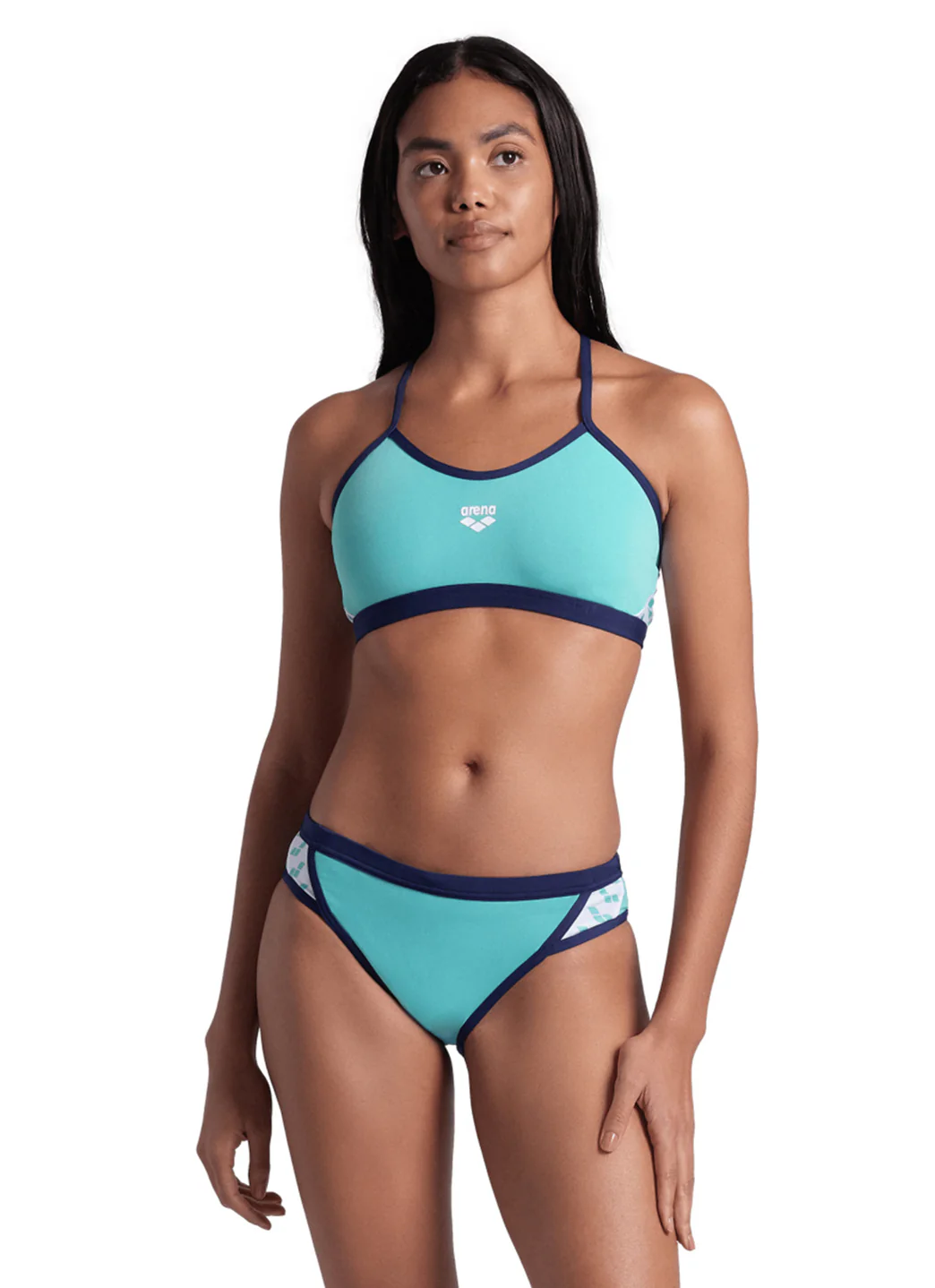 Arena Women's Icons Solid Cross Back Bikini Set - Image 65