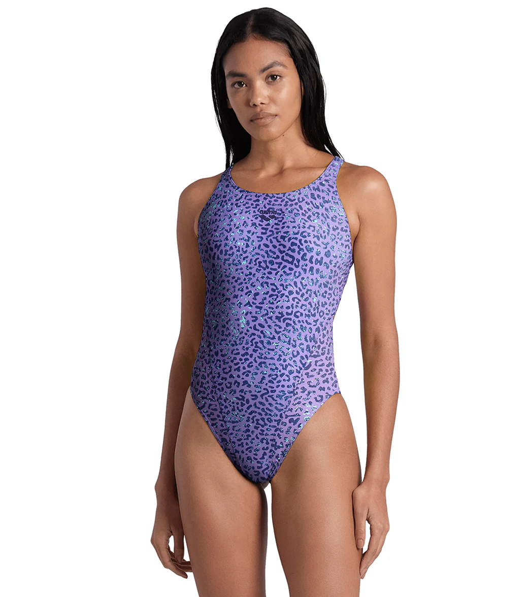 Arena Women's Jungle Cat Tech Back One Piece Swimsuit - Image 14