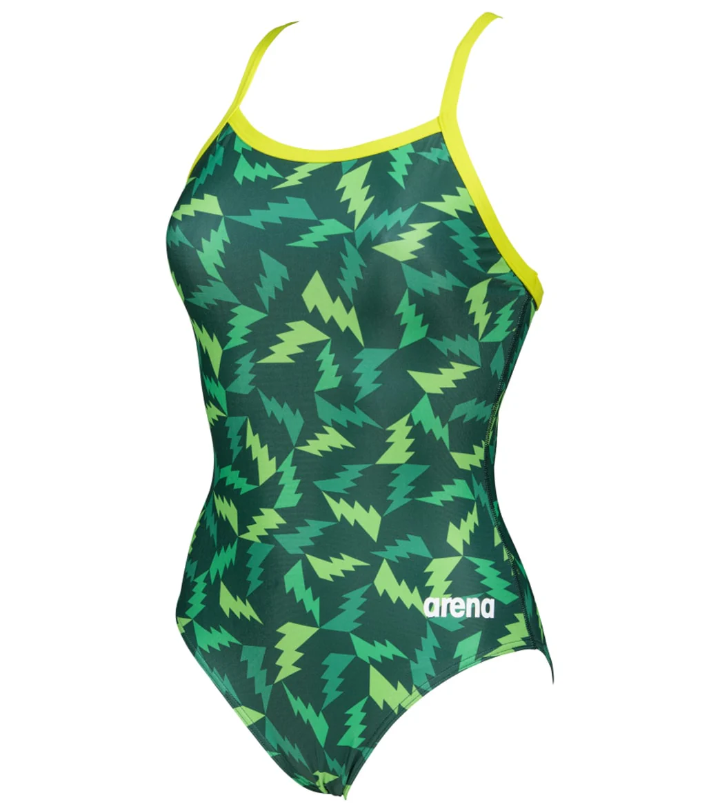 Arena Women's Lightning Colors Light Drop Back One Piece Swimsuit - Image 2