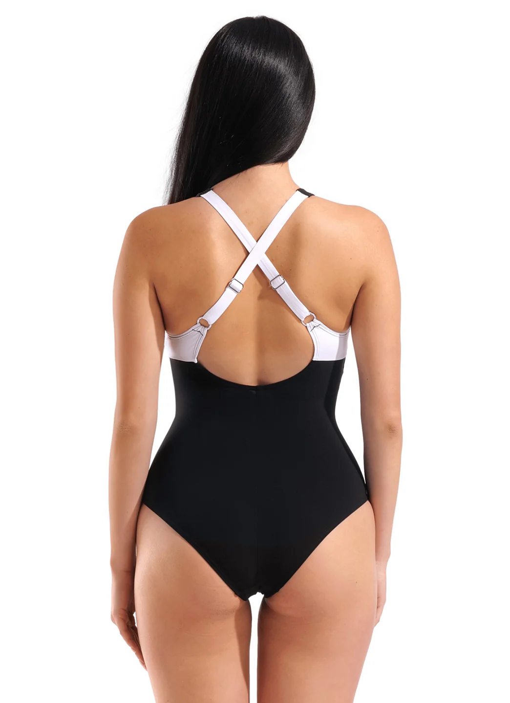 Arena Women's Linda Colorblock Cross Back One Piece Swimsuit - Image 4