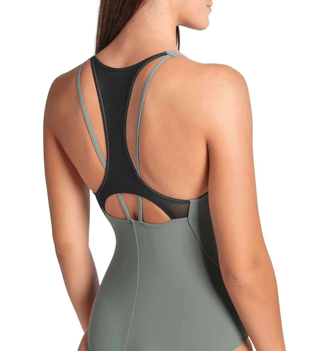 Arena Women's Mesh Panel Power Back One Piece Swimsuit - Image 22