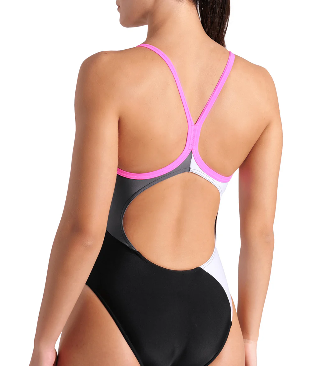 Arena Women's Multi Slices Lightdrop Back One Piece Swimsuit - Image 12