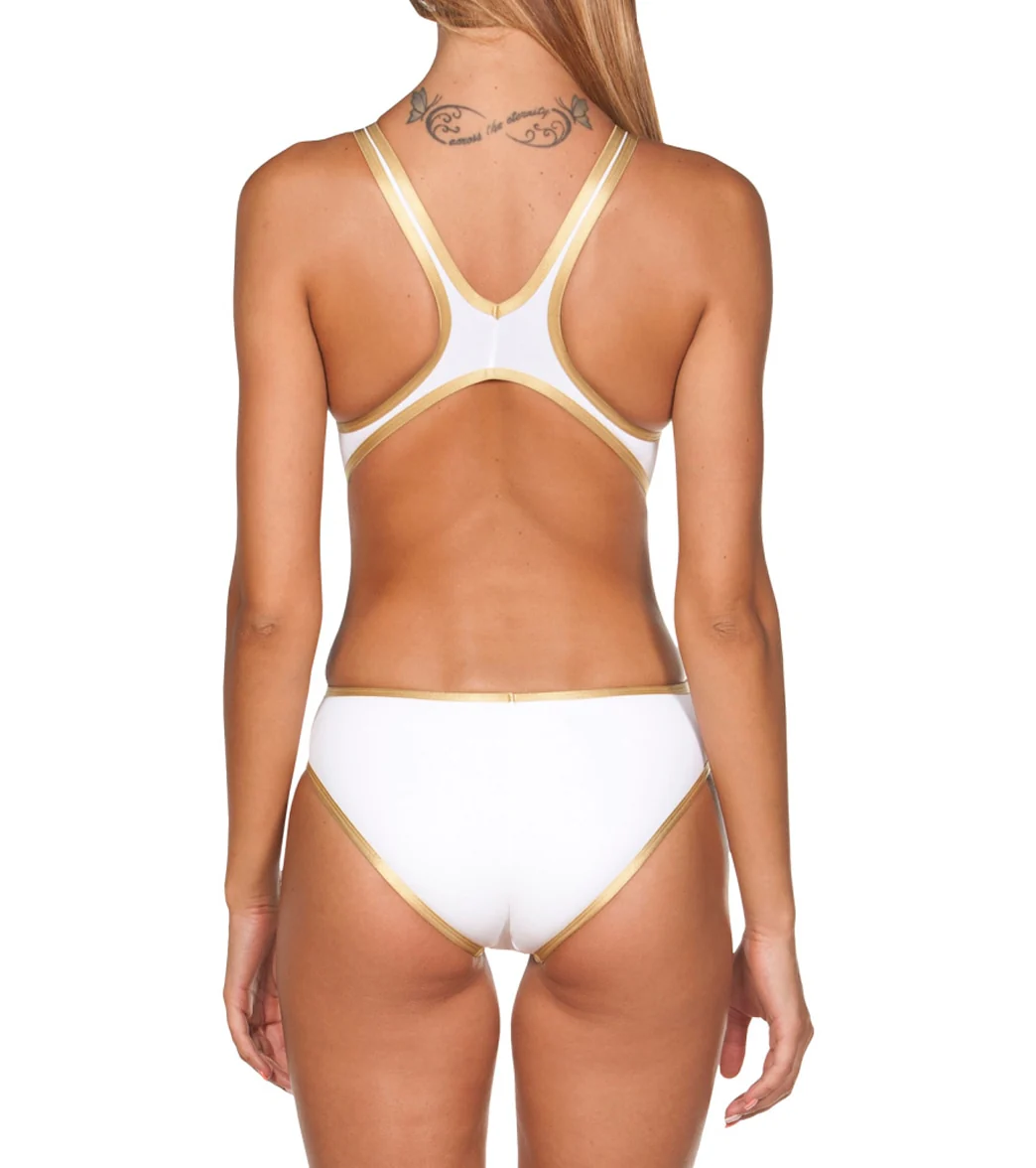 Arena Women's One Big Logo Tech Back One Piece Swimsuit - Image 4