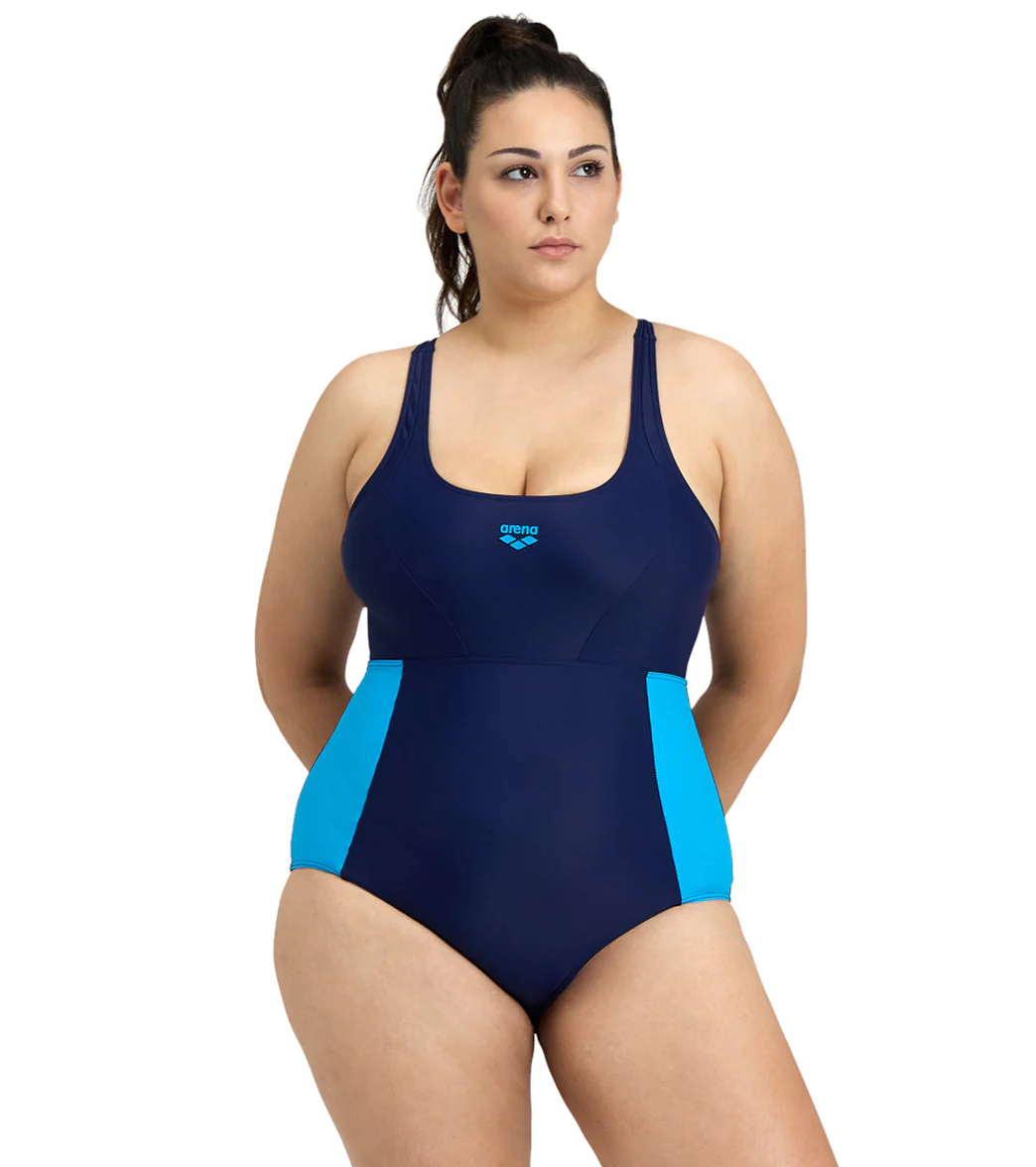Arena Women's Plus Size Control Panel Pro Back One Piece Swimsuit - Image 7