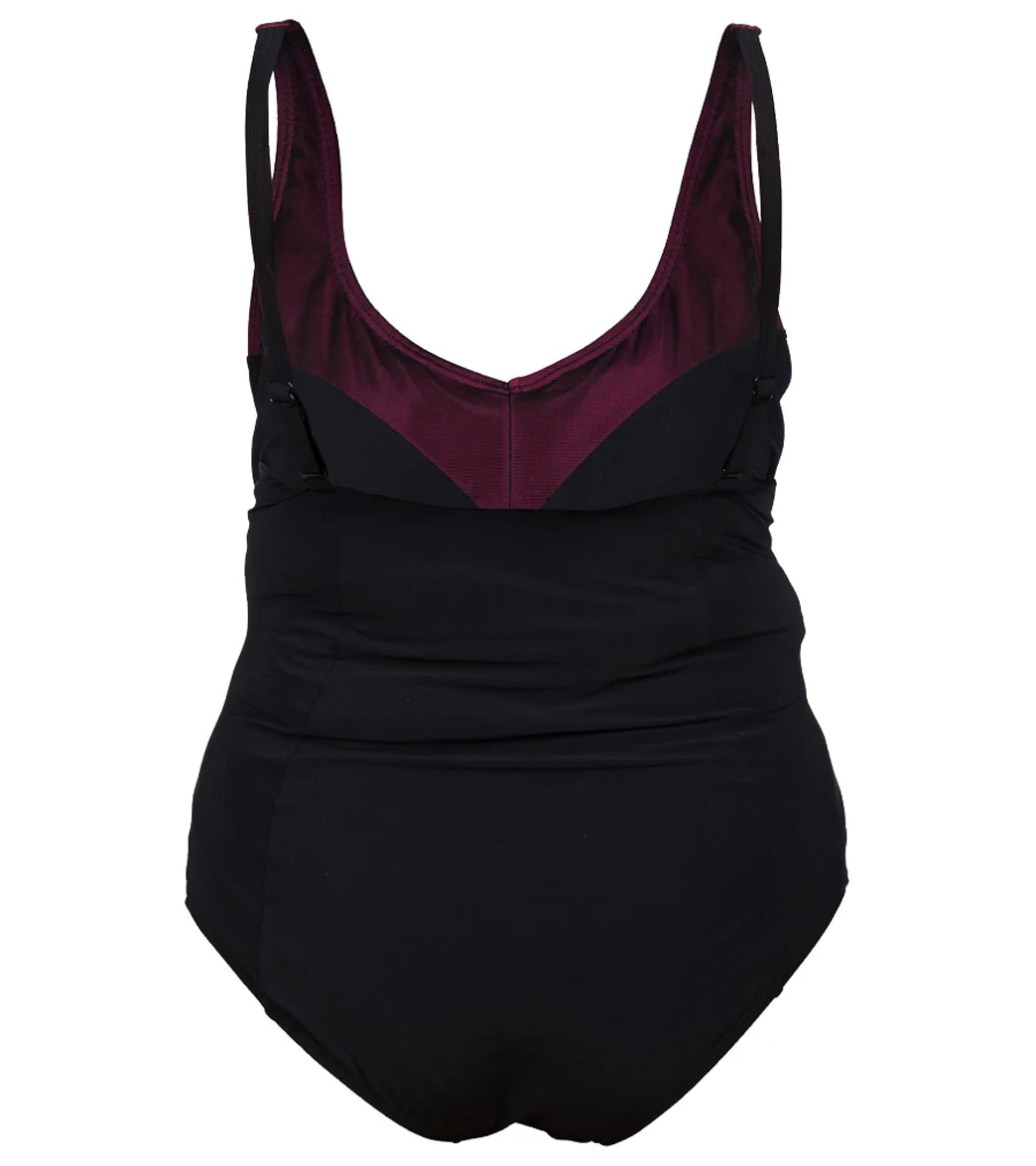 Arena Women's Plus Size Isabel Light Cross Back One Piece Swimsuit - Image 15