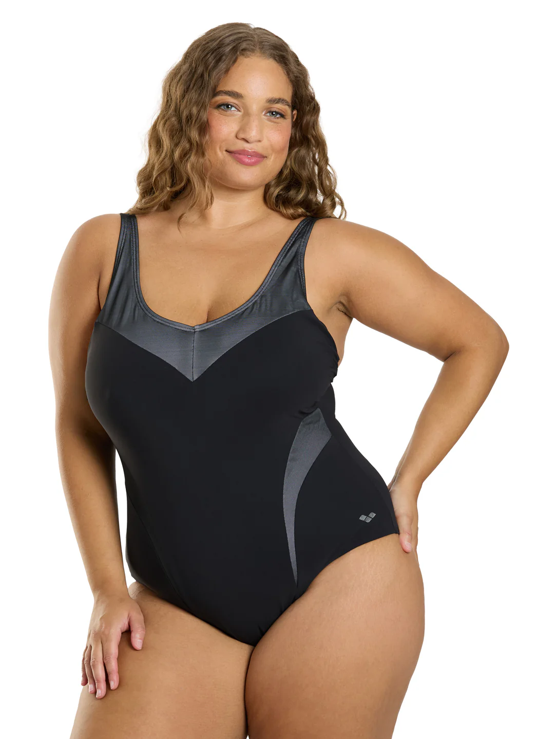 Arena Women's Plus Size Isabel Light Cross Back One Piece Swimsuit - Image 3