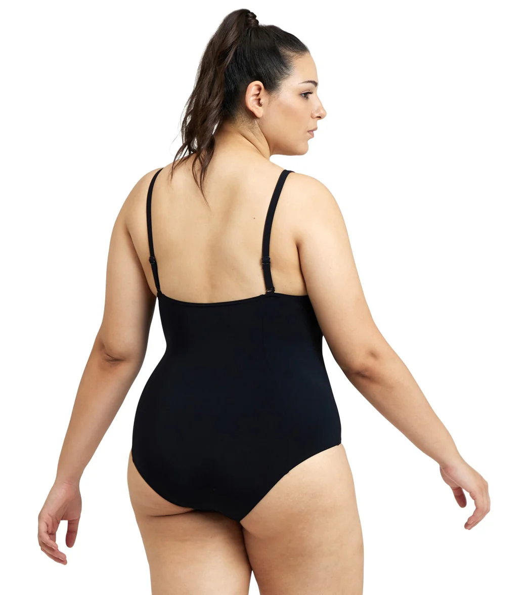 Arena Women's Plus Size Isabel Light Cross Back One Piece Swimsuit - Image 9