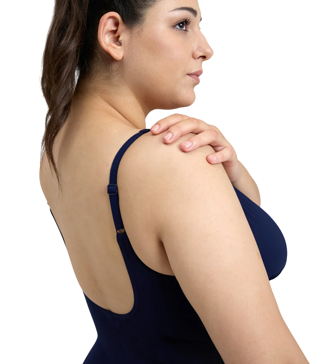 Arena Women's Plus Size Maura Solid U Back One Piece Swimsuit - Image 17