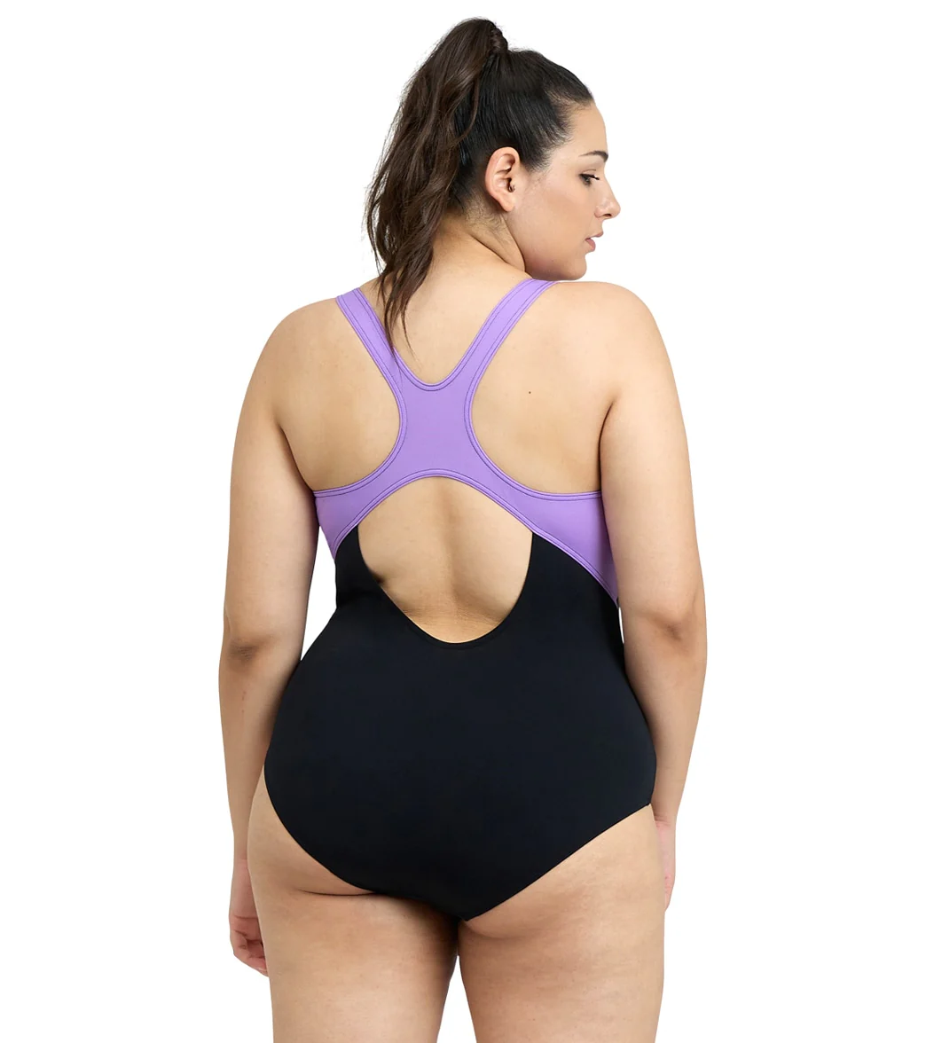 Arena Women's Plus Size Spikes Swim Pro Back One Piece Swimsuit - Image 7