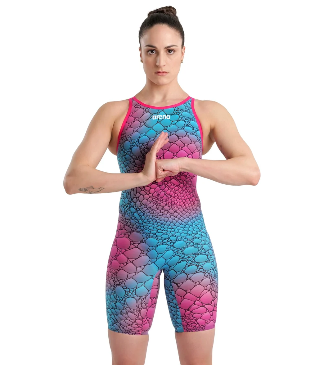 Arena Women's Powerskin Carbon Air2 SL Gator Limited Edition Open Back Tech Suit Swimsuit - Image 14