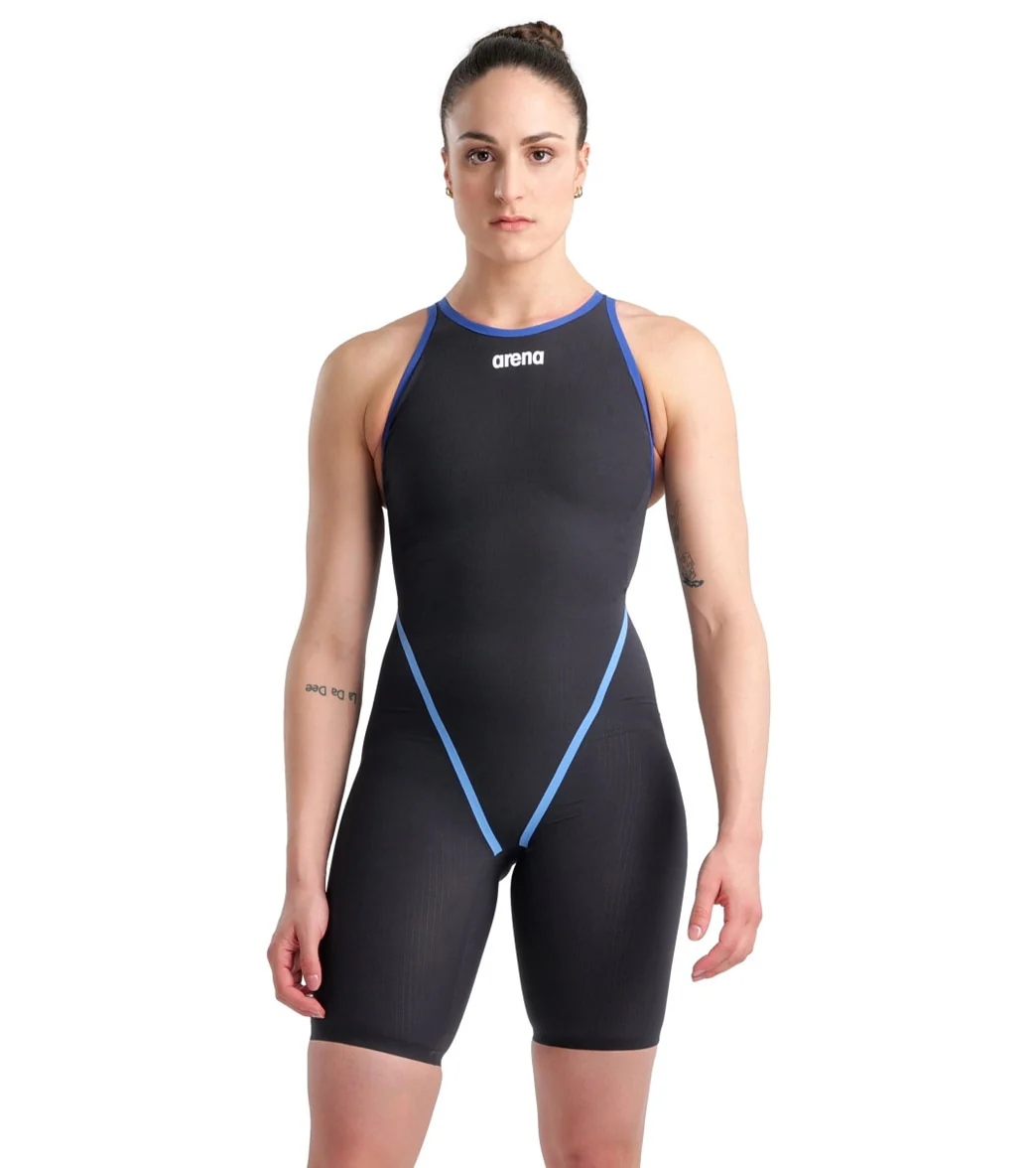 Arena Women's Powerskin Carbon Core FX SL Anthracite Limited Edition Closed Back Tech Suit Swimsuit - Image 13