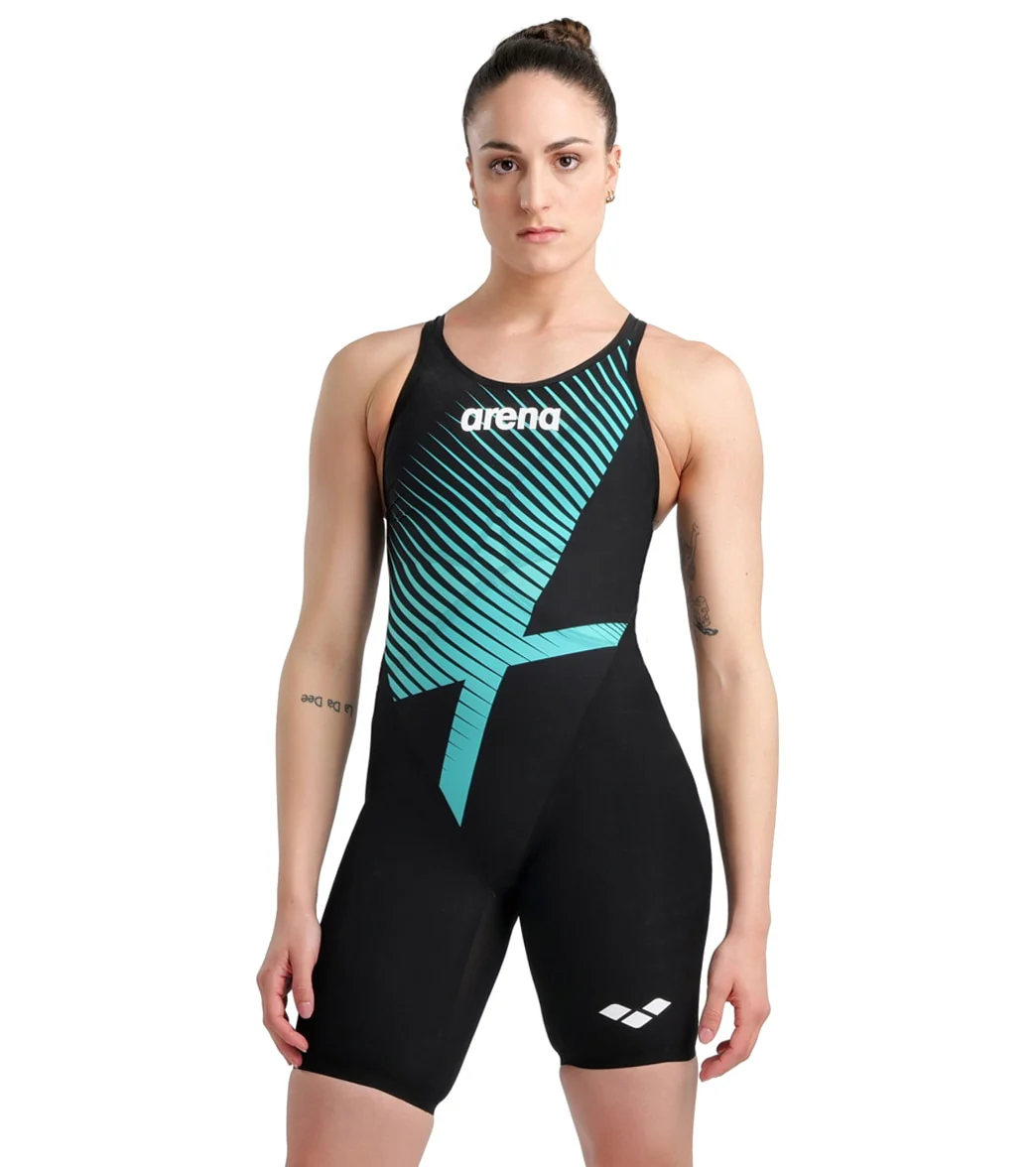 Arena Women's Powerskin Carbon Glide SL Diamonds LE Open Back Tech Suit Swimsuit - Image 2