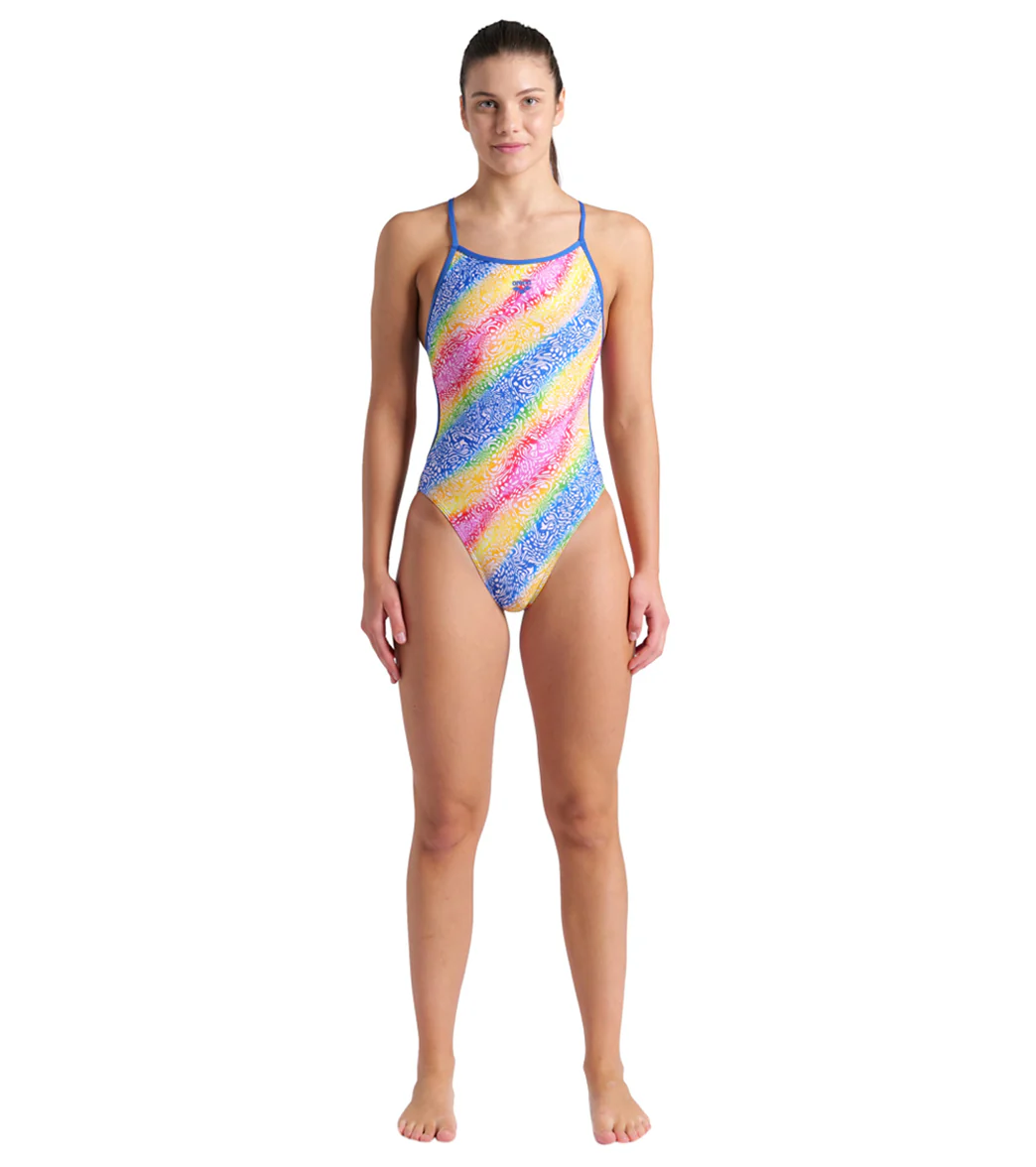 Arena Women's Pride Lace Back One Piece Swimsuit - Image 3