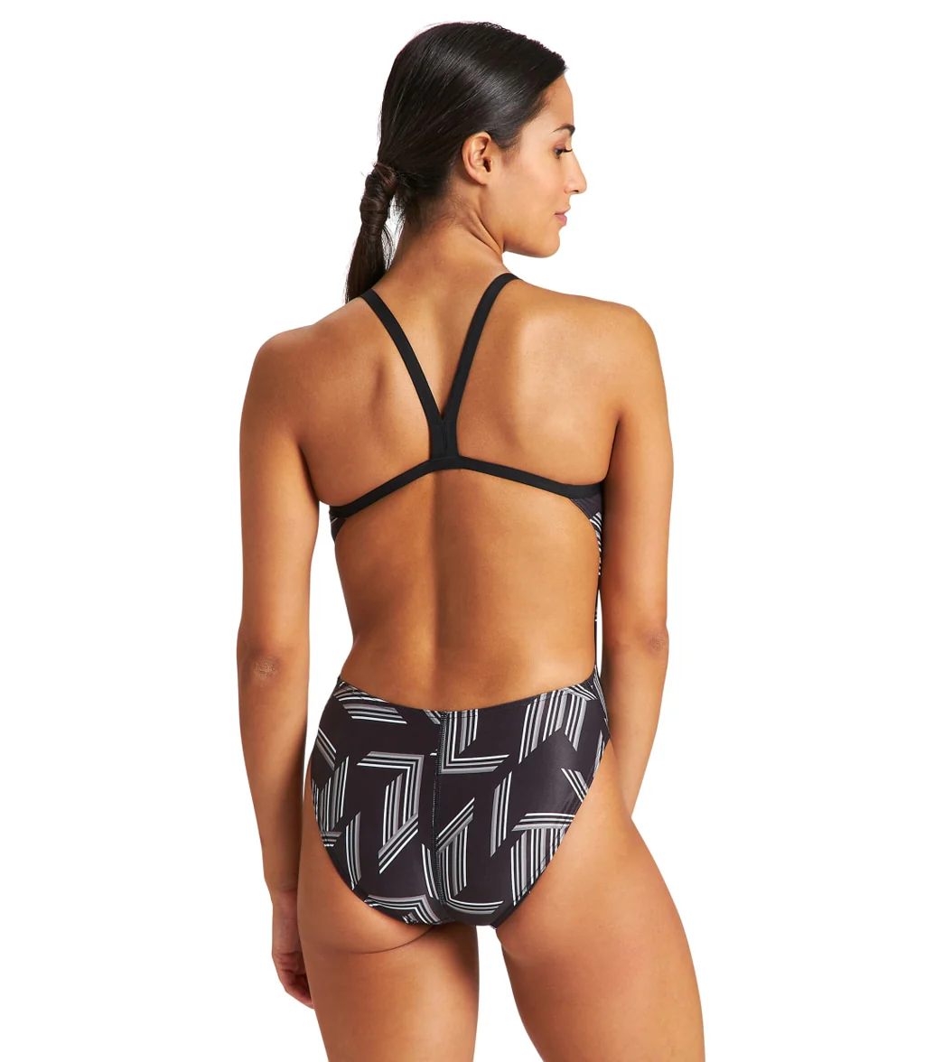 Arena Women's Puzzled Challenge Back One Piece Swimsuit - Image 16