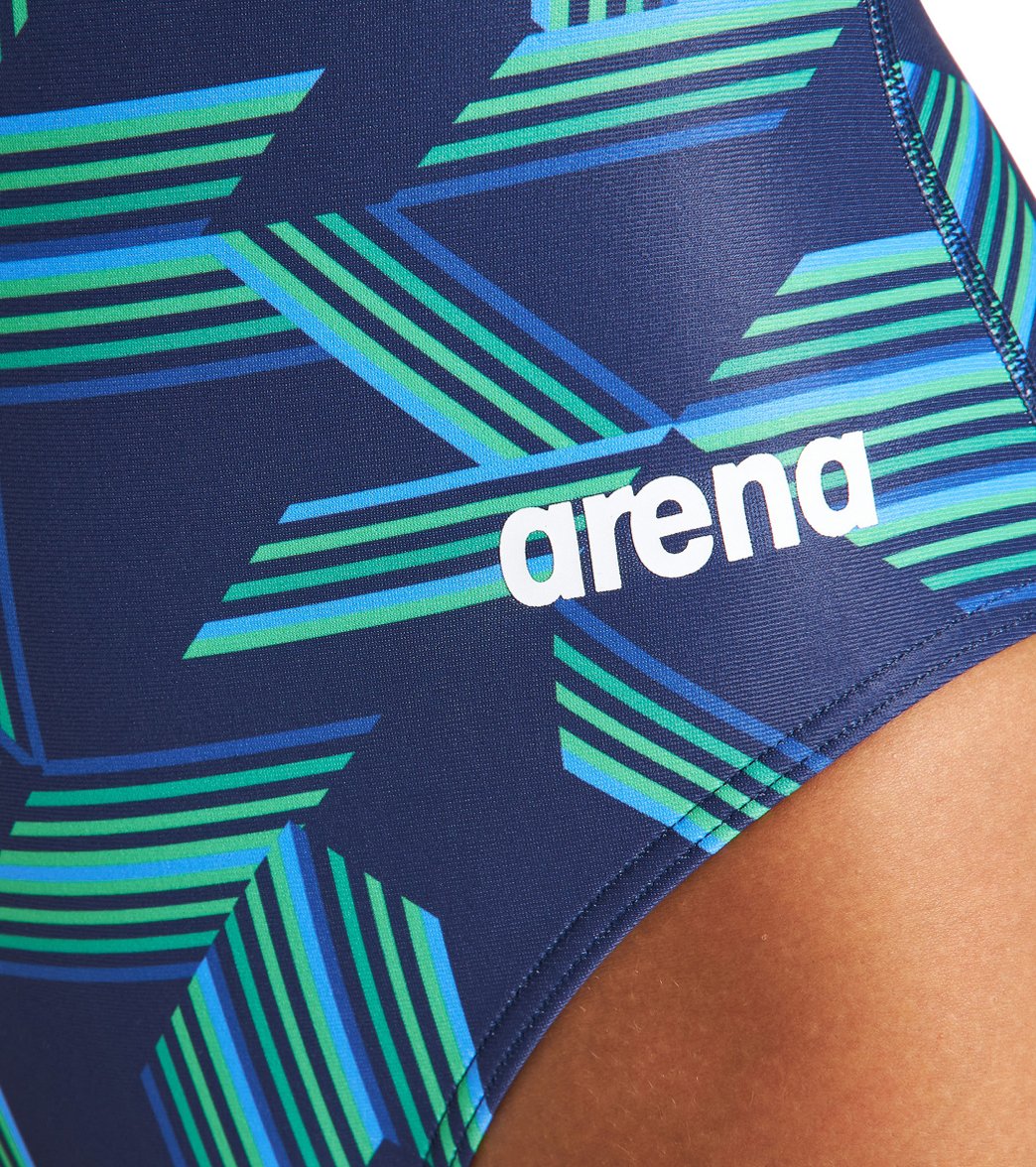 Arena Women's Puzzled Light Drop Back One Piece Swimsuit - Image 19