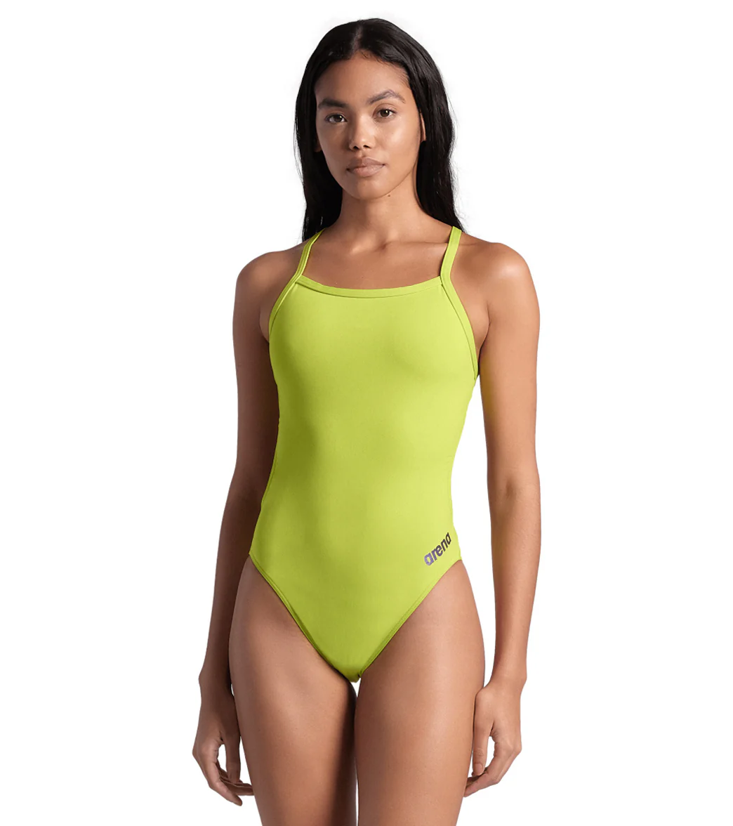 Arena Women's Solid Challenge Back One Piece Swimsuit - Image 190