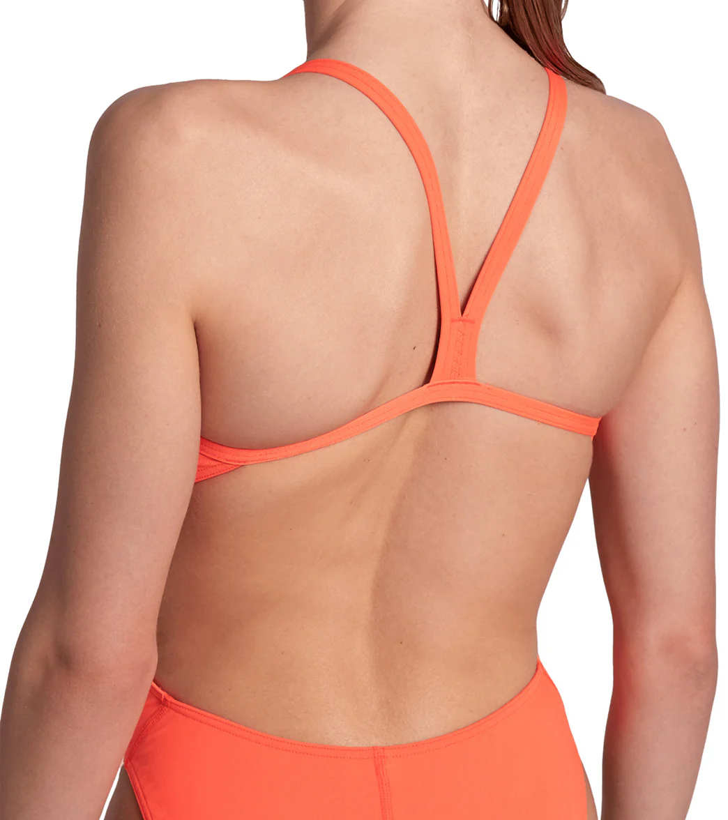 Arena Women's Solid Challenge Back One Piece Swimsuit - Image 93