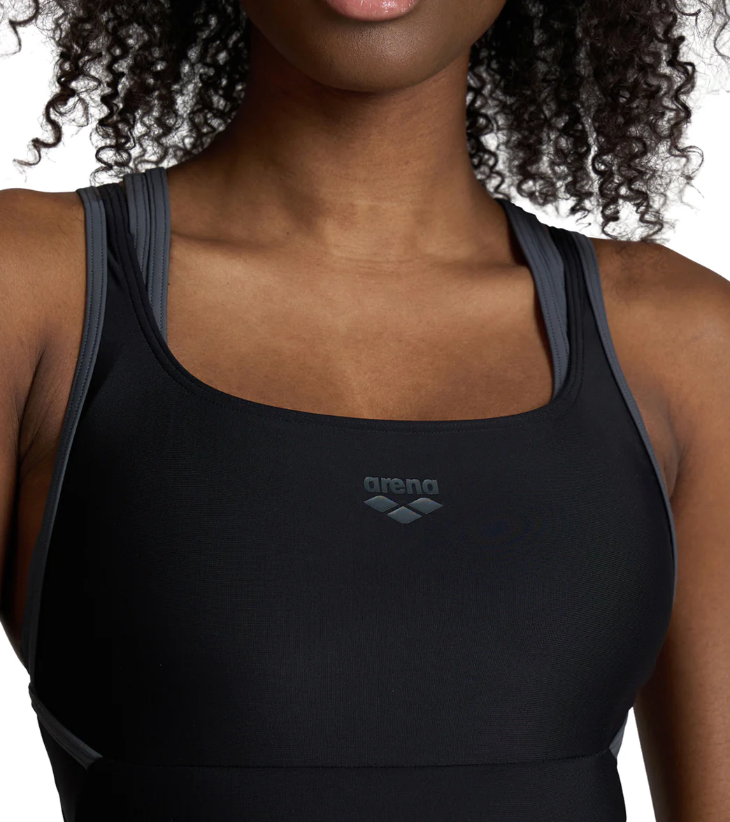 Arena Women's Solid Control Hi-Power Back One Piece Swimsuit - Image 11