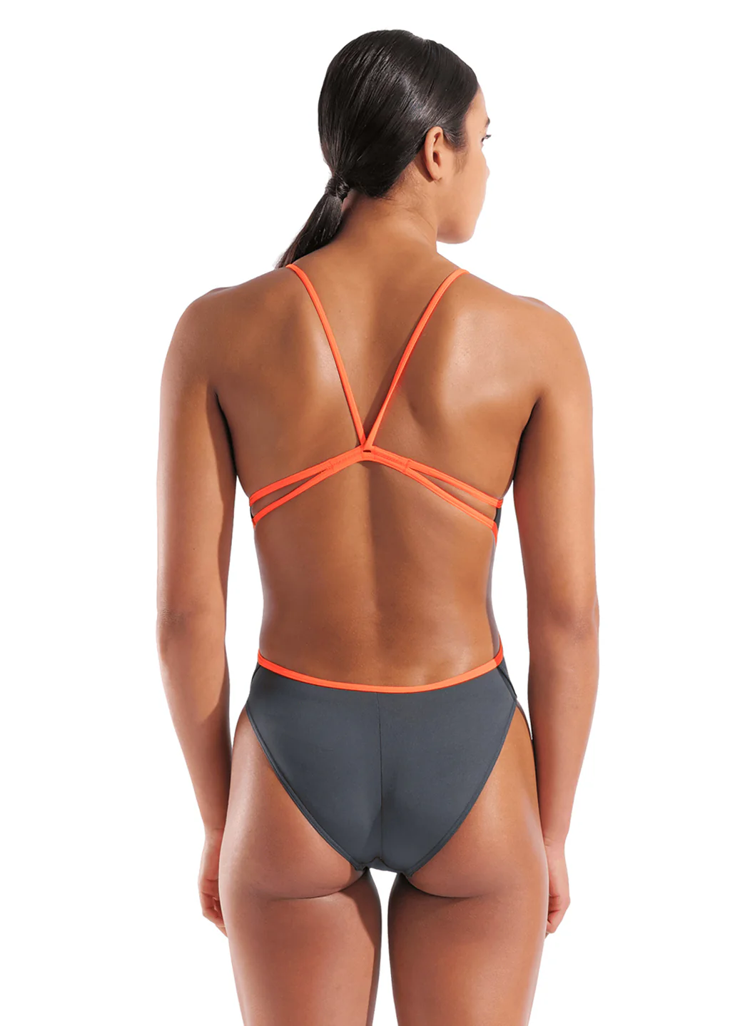 Arena Women's Solid Lace Back One Piece Swimsuit - Image 117