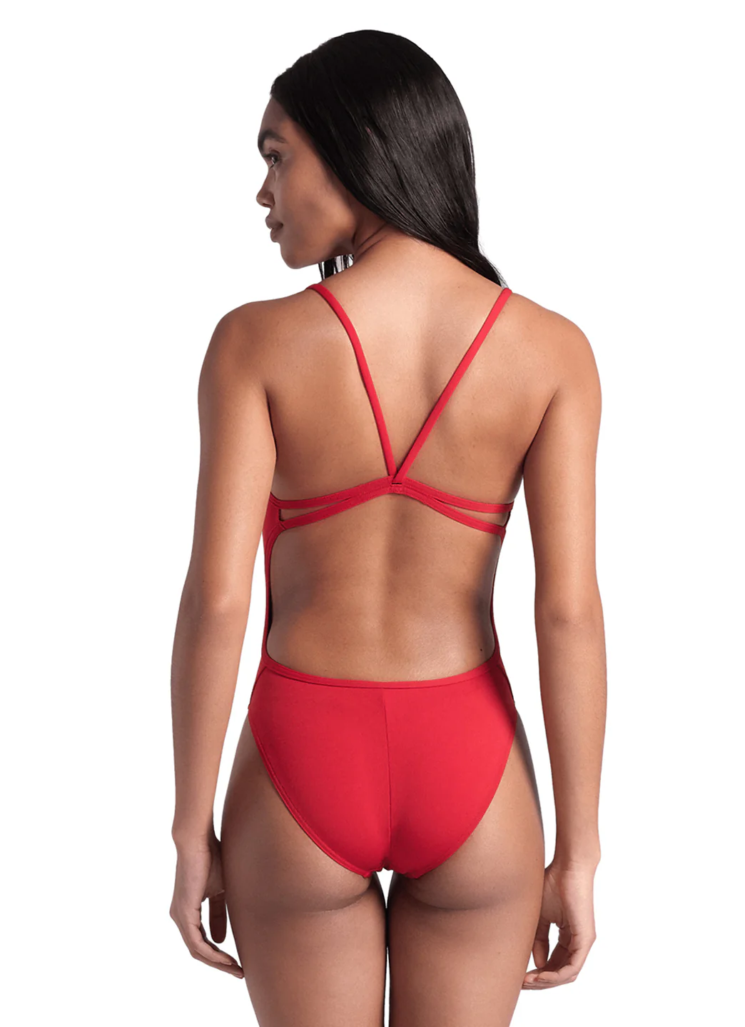 Arena Women's Solid Lace Back One Piece Swimsuit - Image 40