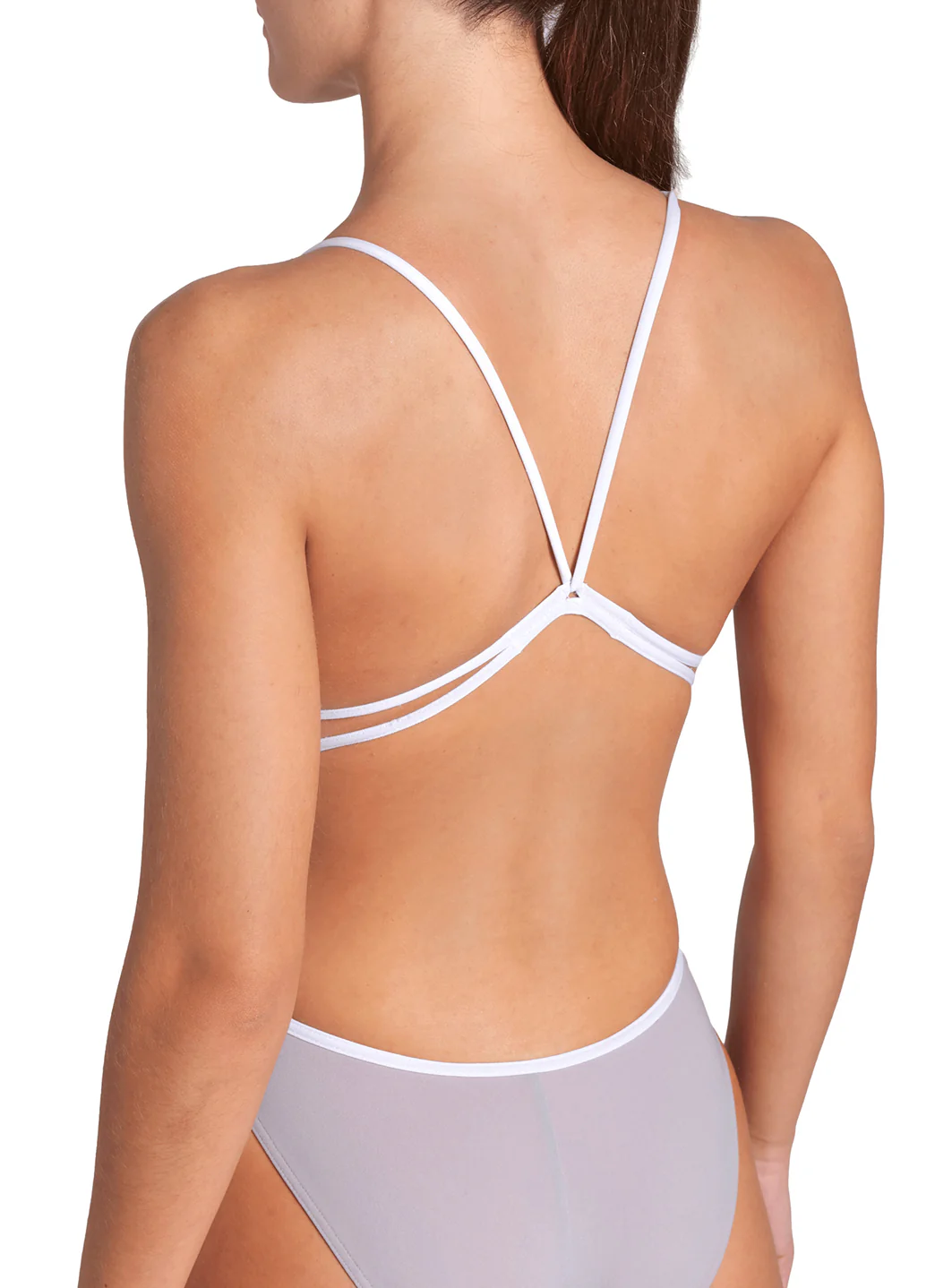 Arena Women's Solid Lace Back One Piece Swimsuit - Image 63