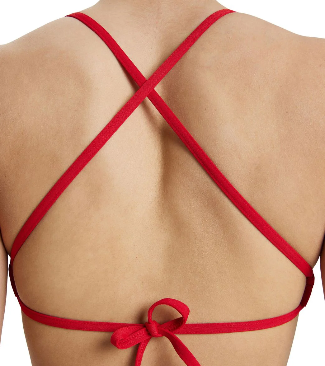 Arena Women's Solid Tie Back Bikini Top - Image 90