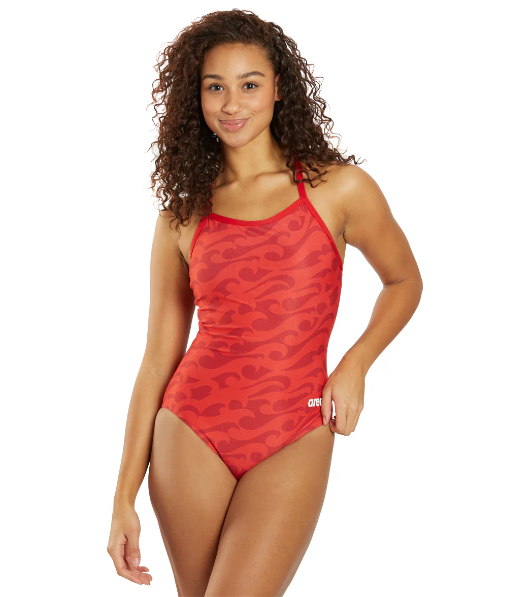 Arena Women's Surf's Up II Lightdrop Back One Piece Swimsuit - Image 7