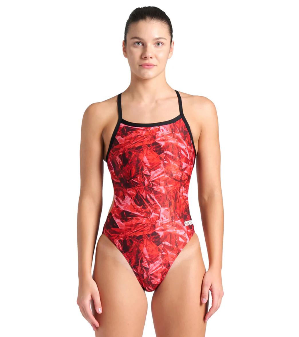 Arena Women's Team Crackle Challenge Back One Piece Swimsuit - Image 16
