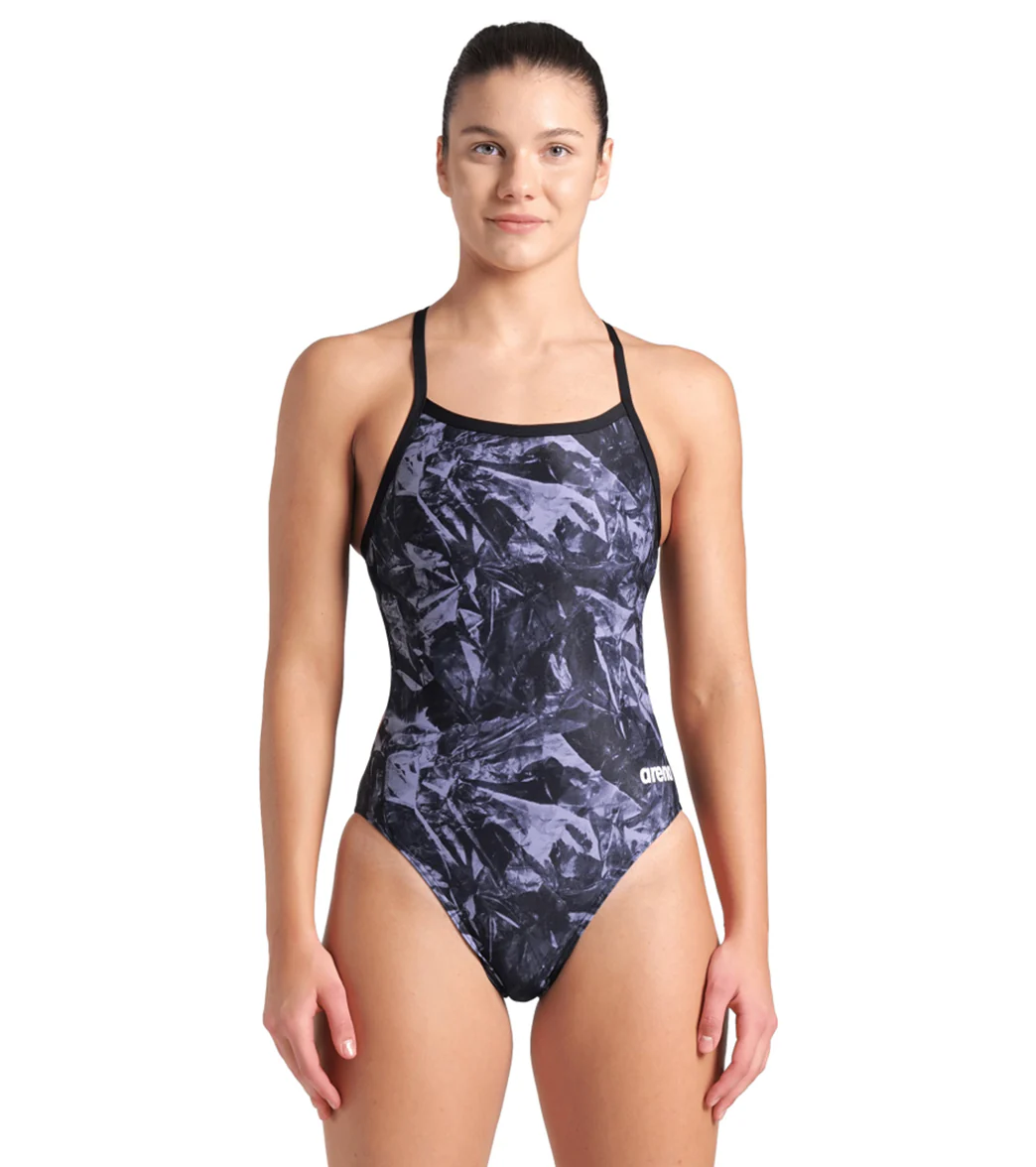 Arena Women's Team Crackle Challenge Back One Piece Swimsuit - Image 24