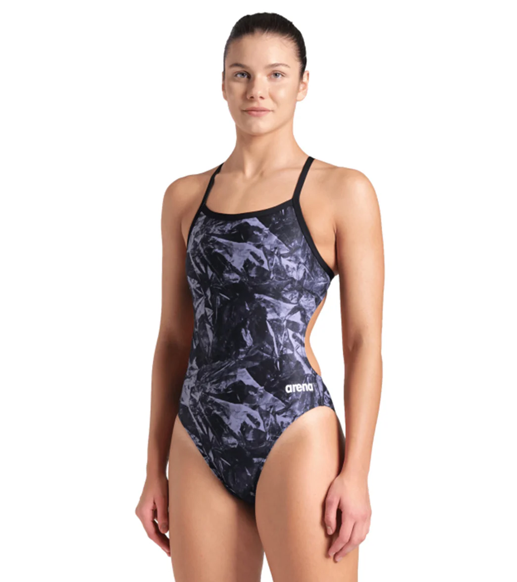 Arena Women's Team Crackle Challenge Back One Piece Swimsuit - Image 25