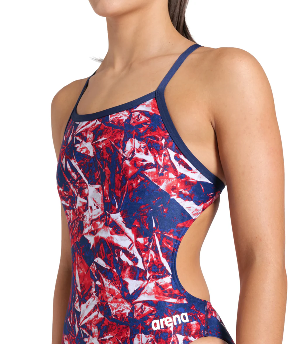 Arena Women's Team Crackle Challenge Back One Piece Swimsuit - Image 34