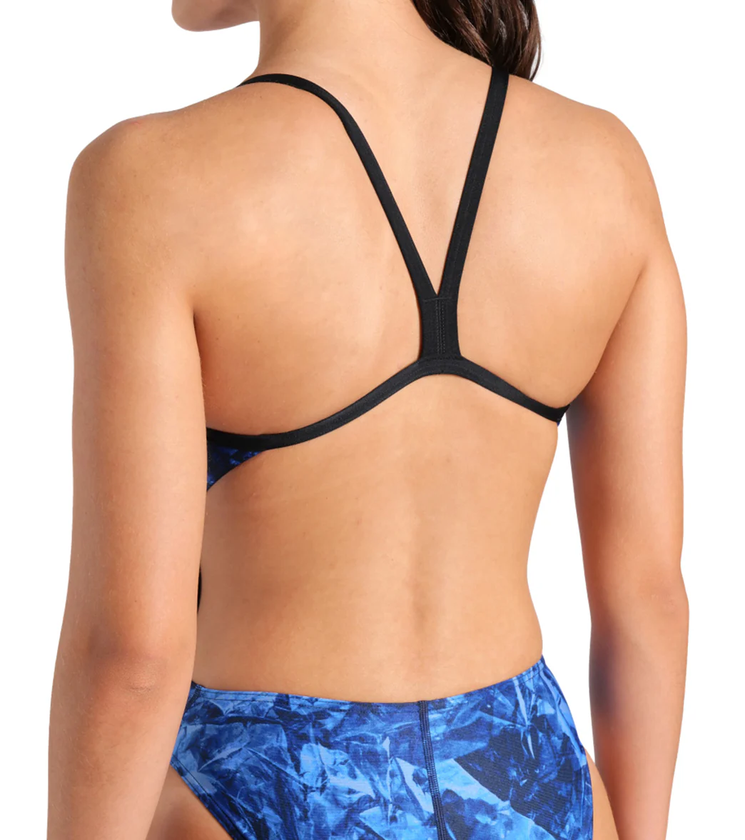 Arena Women's Team Crackle Challenge Back One Piece Swimsuit - Image 7