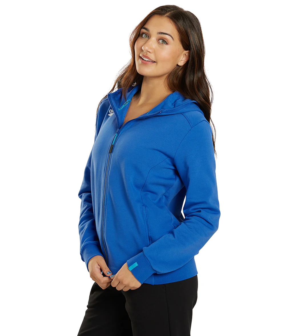 Arena Women's Team Panel Front Zipped Hooded Jacket - Image 64