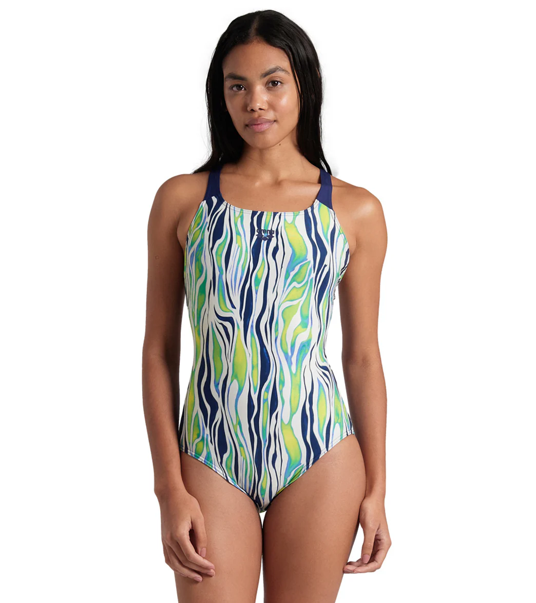 Arena Women's Zebra Stripes Pro Back One Piece Swimsuit - Image 7