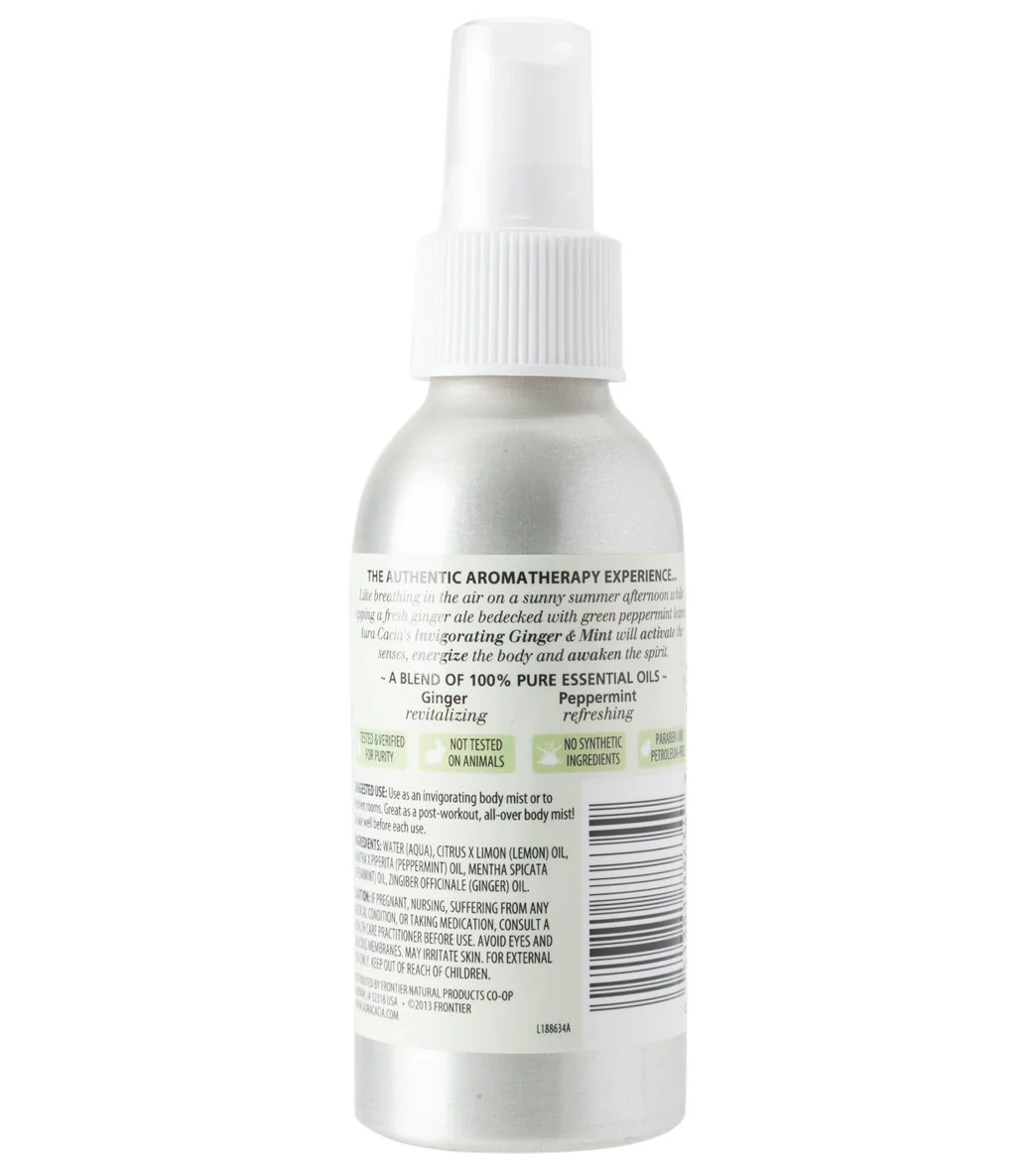 Aura Cacia Invigorating Ginger/Mint Mist - Image 2